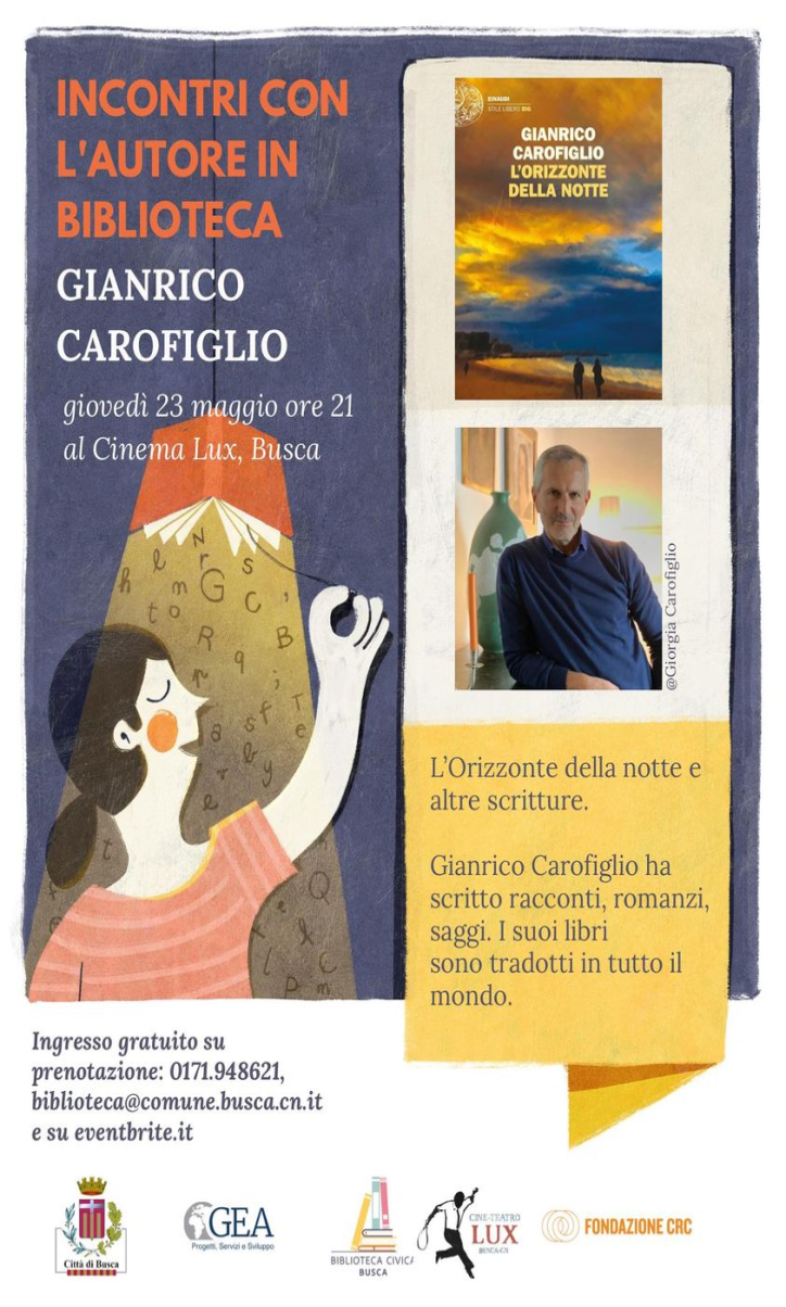 Gianrico Carofiglio sarà in città per gli Incontri con l'autore